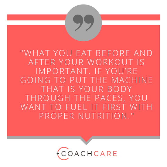 CoachCare Blog: What To Eat Before And After A Workout To Maximize Results